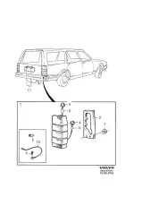 Фонарь задний VOLVO 9127609