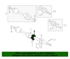  ПОДШИПНИК ПРАВОГО ПРИВОДА 31437177 VOLVO