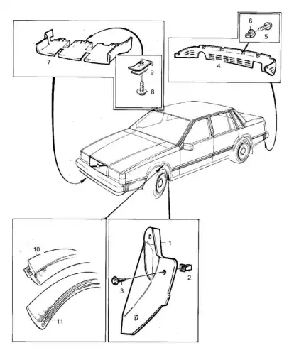 закрываюшая панель 1334284 VOLVO