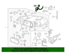 ЖГУТ, правый 30679908 VOLVO