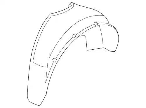 Подкрылок VOLVO 30787472