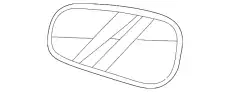 СТЕКЛО, ПРАВ., вогнутое стекло 9203127 VOLVO