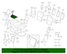 Радиатор системы охлаждения двигателя VOLVO 30780073