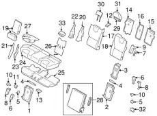 Радиатор системы охлаждения двигателя VOLVO 30780071