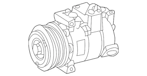 компрессор кондиционера MB 000 230 70 11 87