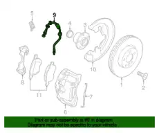 Шланг тормозной 32246091 VOLVO