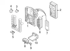 корпус розетки, черный 9168977 VOLVO