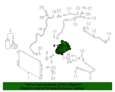 компрессор кондиционера Audi 4F0260805AD VAG