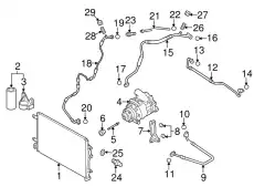 компрессор кондиционера Audi 4F0260805AD VAG