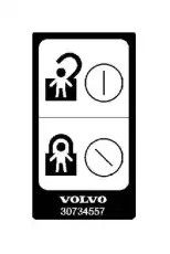 бирка, блок предохранителей 8688365 VOLVO