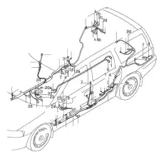 корпус розетки, оранжевый 30669162 VOLVO