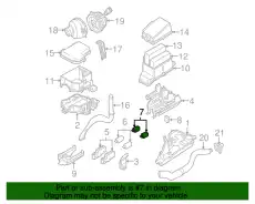 корпус розетки, черный 9456586 VOLVO