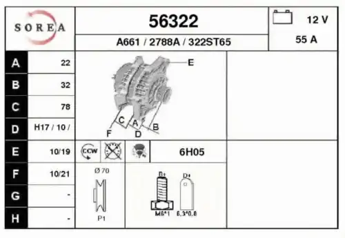 Генератор EAI 56322
