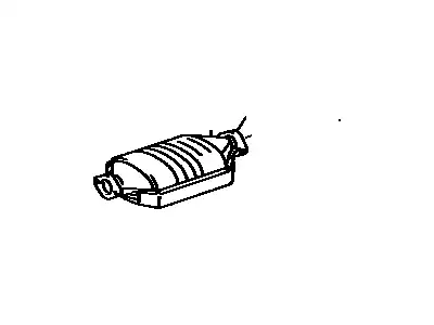CONVERTER ASSY, W/CATALYST 1845016380 TOYOTA / LEXUS