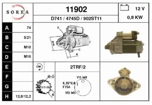Стартер EAI 11902