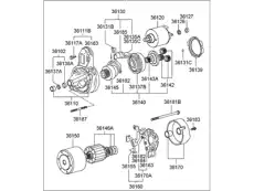 Стартер HYUNDAI / KIA 3610023100
