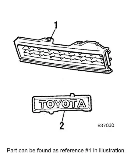 Решетка радиатора TOYOTA / LEXUS 53111-10132