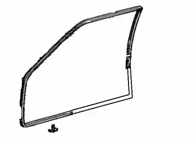 Уплотнитель двери TOYOTA / LEXUS 6786110081