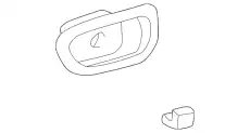 Ручка двери TOYOTA / LEXUS 6927722090B6