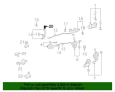 Ручка двери TOYOTA / LEXUS 6974112040B3