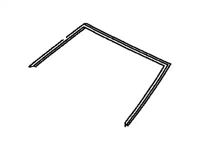 MOULDING, WINDSHIELD, OUTSIDE 7553316210 TOYOTA / LEXUS