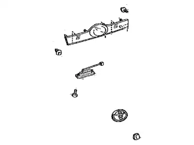 Решетка радиатора TOYOTA / LEXUS 7680147050A0