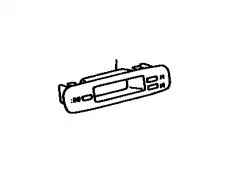 ORNAMENT, CLOCK, BLACK 839111702001 TOYOTA / LEXUS
