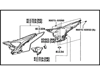 Фара TOYOTA / LEXUS 81140-47711