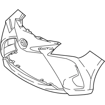 передний бампер 521190U931 TOYOTA / LEXUS