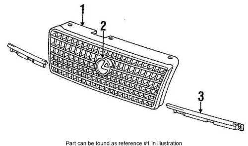 Решетка радиатора TOYOTA / LEXUS 5310132180