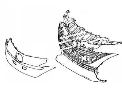 Решетка радиатора TOYOTA / LEXUS 53101-47050