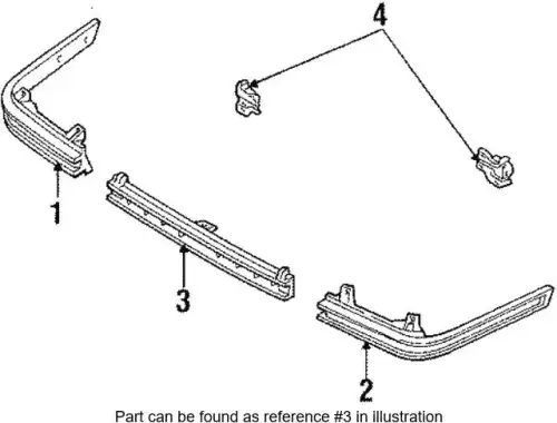 Решетка радиатора TOYOTA / LEXUS 53111-12840