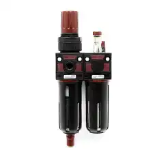420672 Фильтр-регулятор-смазчик 1/4' (антиударный корпус) AIRCOMP