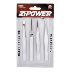 НАБОР ПИНЦЕТОВ, 4 ШТ. PM4281 ZIPOWER