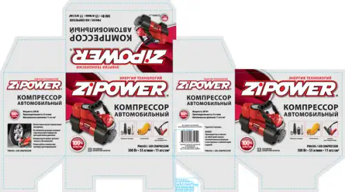 КОМПРЕССОР АВТОМОБИЛЬНЫЙ PM6505 ZIPOWER
