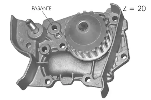 ВОДЯНАЯ ПОМПА RENAULT PA12768 GGT