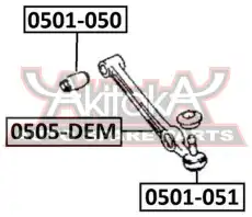 ВТУЛКА РЫЧАГА MAZDA 0501050 ASVA