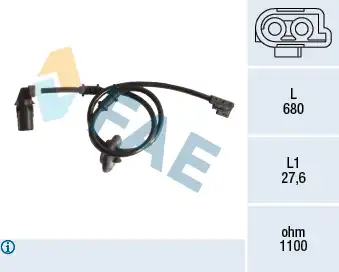 Датчик ABS FAE 78199