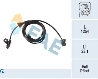 Датчик ABS FAE 78271
