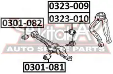 Тяга стабилизатора ASVA 0323009