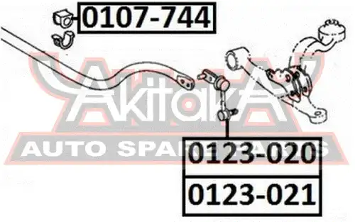 Тяга стабилизатора ASVA 0123020
