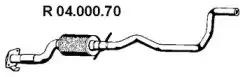 Гофра глушителя EBERSPAECHER 04.000.70 L= d=