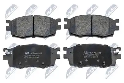 Тормозные колодки дисковые NTY HKP-KA-323