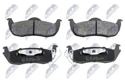 Тормозные колодки дисковые NTY HKT-CH-021