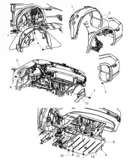 Подкрылок CHRYSLER 04389812AF