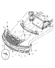 FASCIA 05102341AB CHRYSLER