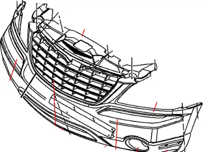 FASCIA 05102341AB CHRYSLER