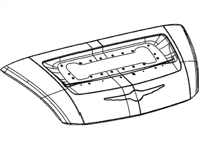 DECKLID 05104905AA CHRYSLER