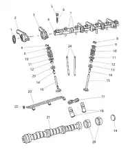 Распредвал CHRYSLER 04781061AA