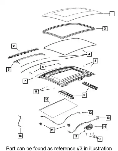 SEAL 1RY52JD7AB CHRYSLER